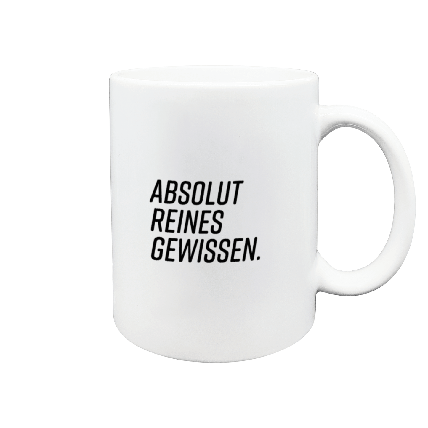 Absolut reines Gewissen - Tasse - FUMS Shop