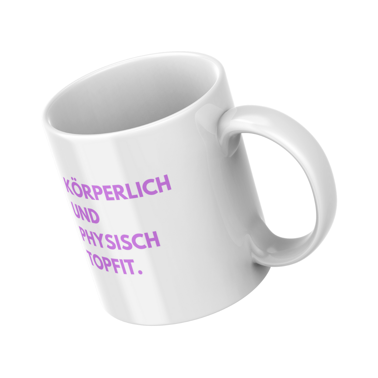 Topfit - Weisse Tasse