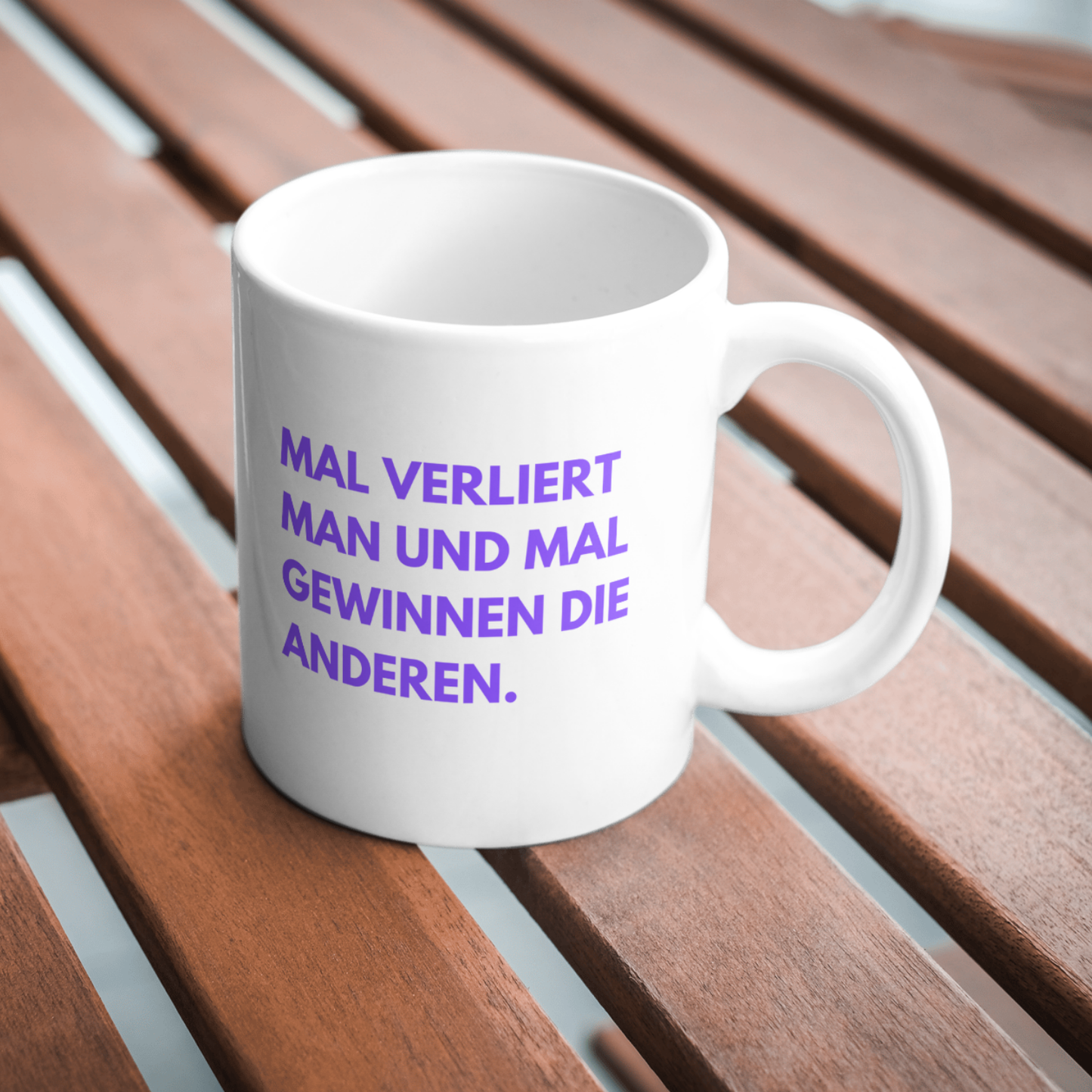 MAL SO MAL SO - Weisse Tasse