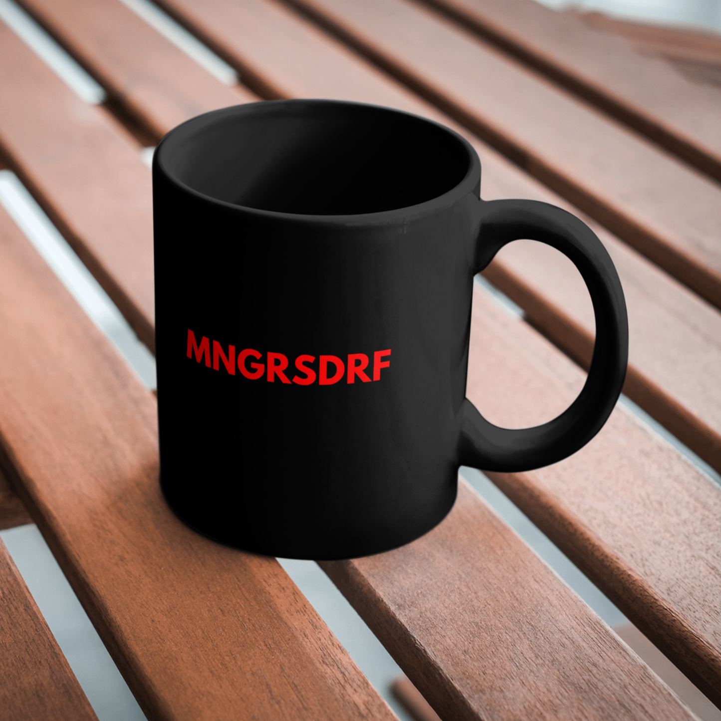 MNGRSDRF - Schwarze Tasse