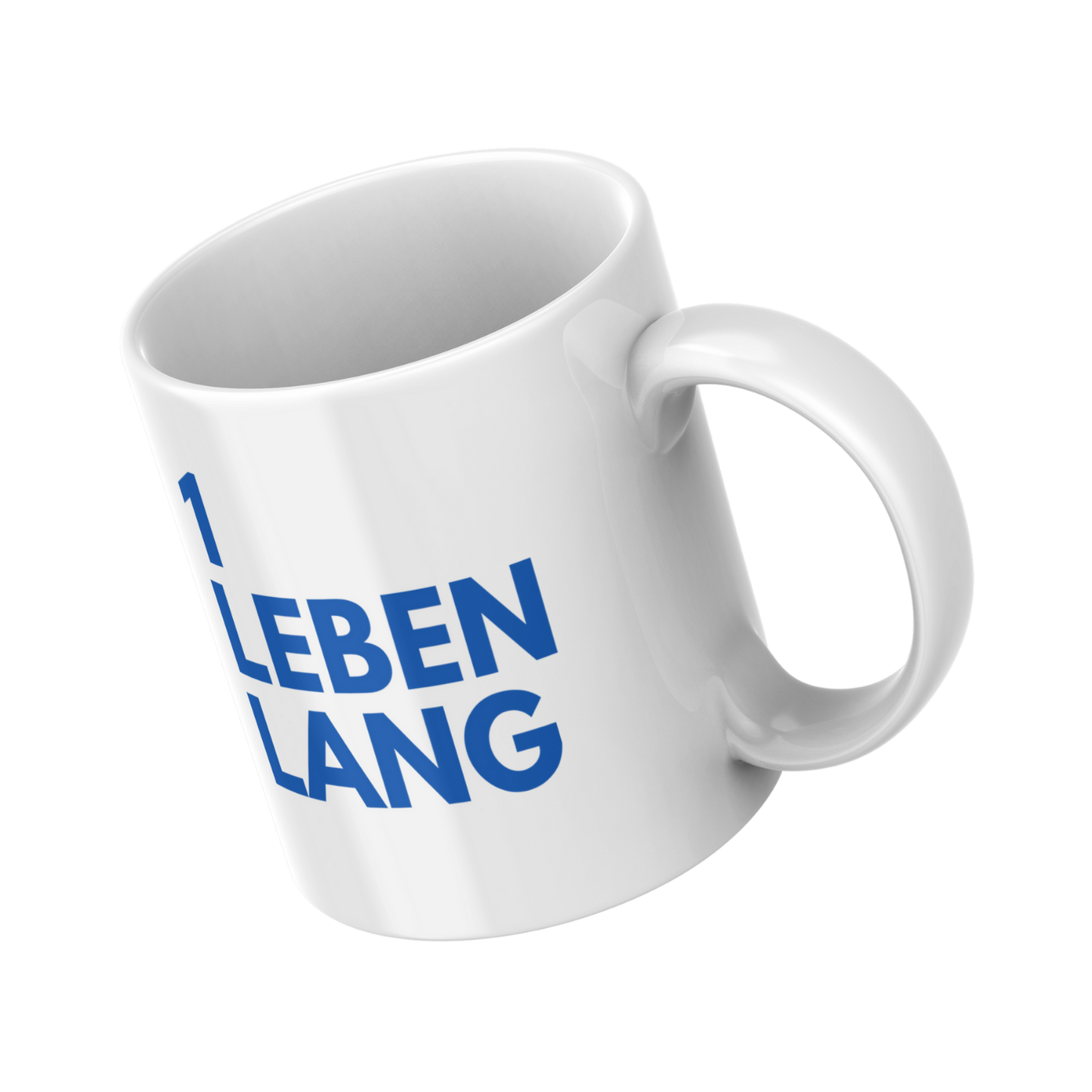 1 Leben lang - Weisse Tasse