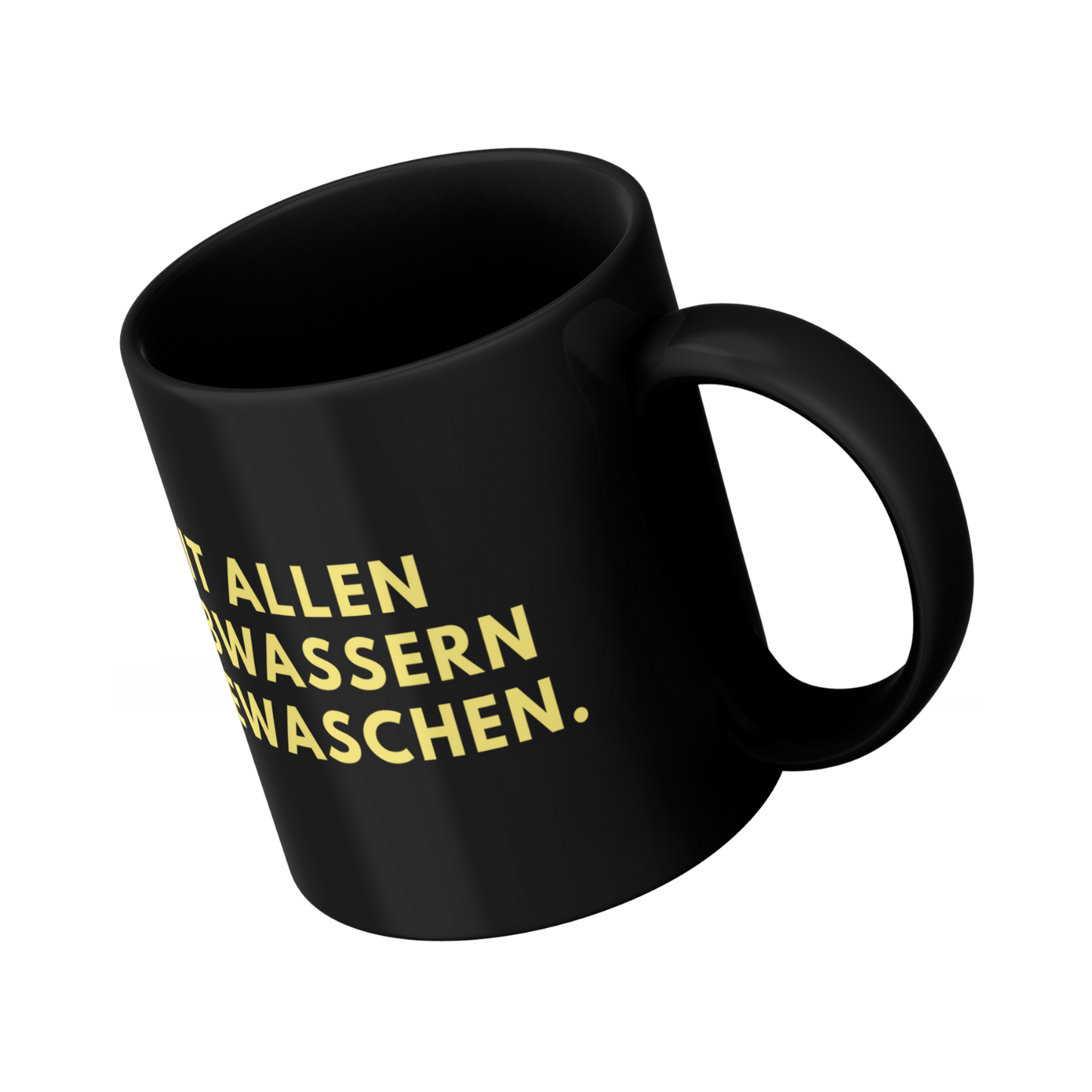 Schlitzohr - Schwarze Tasse