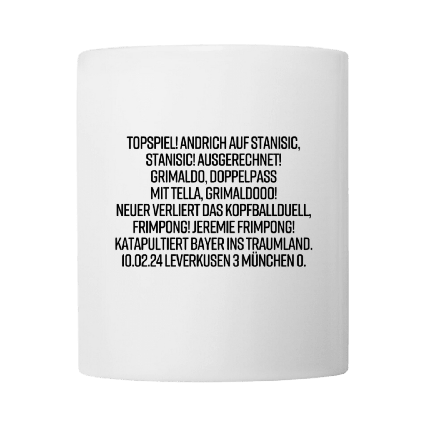 Topspiel - Weisse Tasse - FUMS Shop