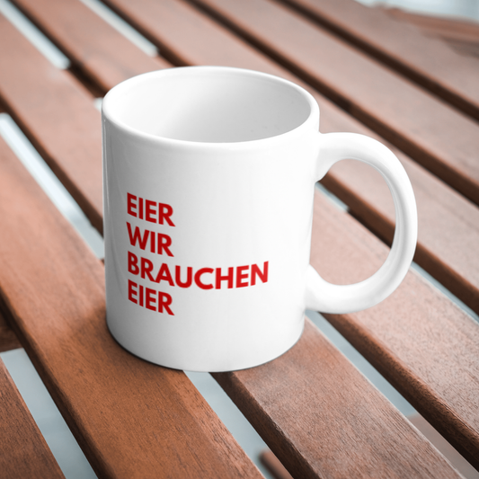 Eier - Weisse Tasse